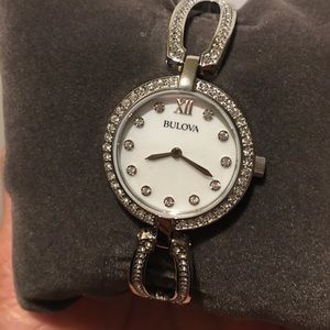 🆕🔴Bulova Women's Swarovski Crystal Watch